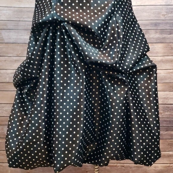 JESSICA McCLINTOCK for GUNNE SAX Polka Dot Dress size 7 - Picture 2 of 8